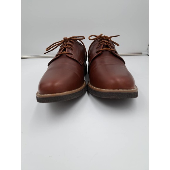 Boys Dear Stags Zander Memory Foam insole Brown Vegan leather  7M - Picture 5 of 8